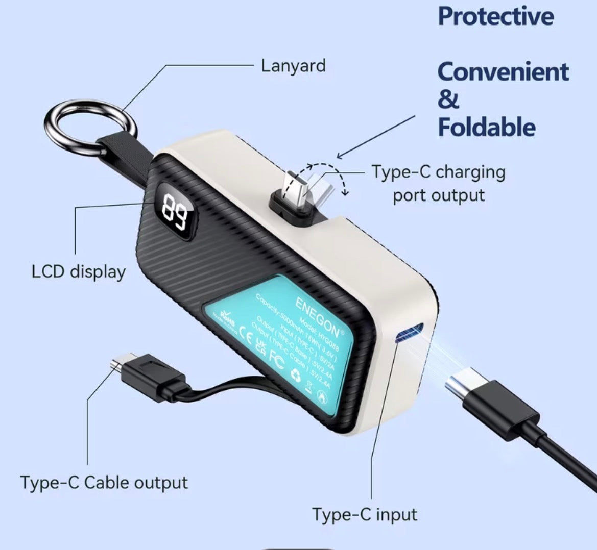Mini powerbank 5000mah