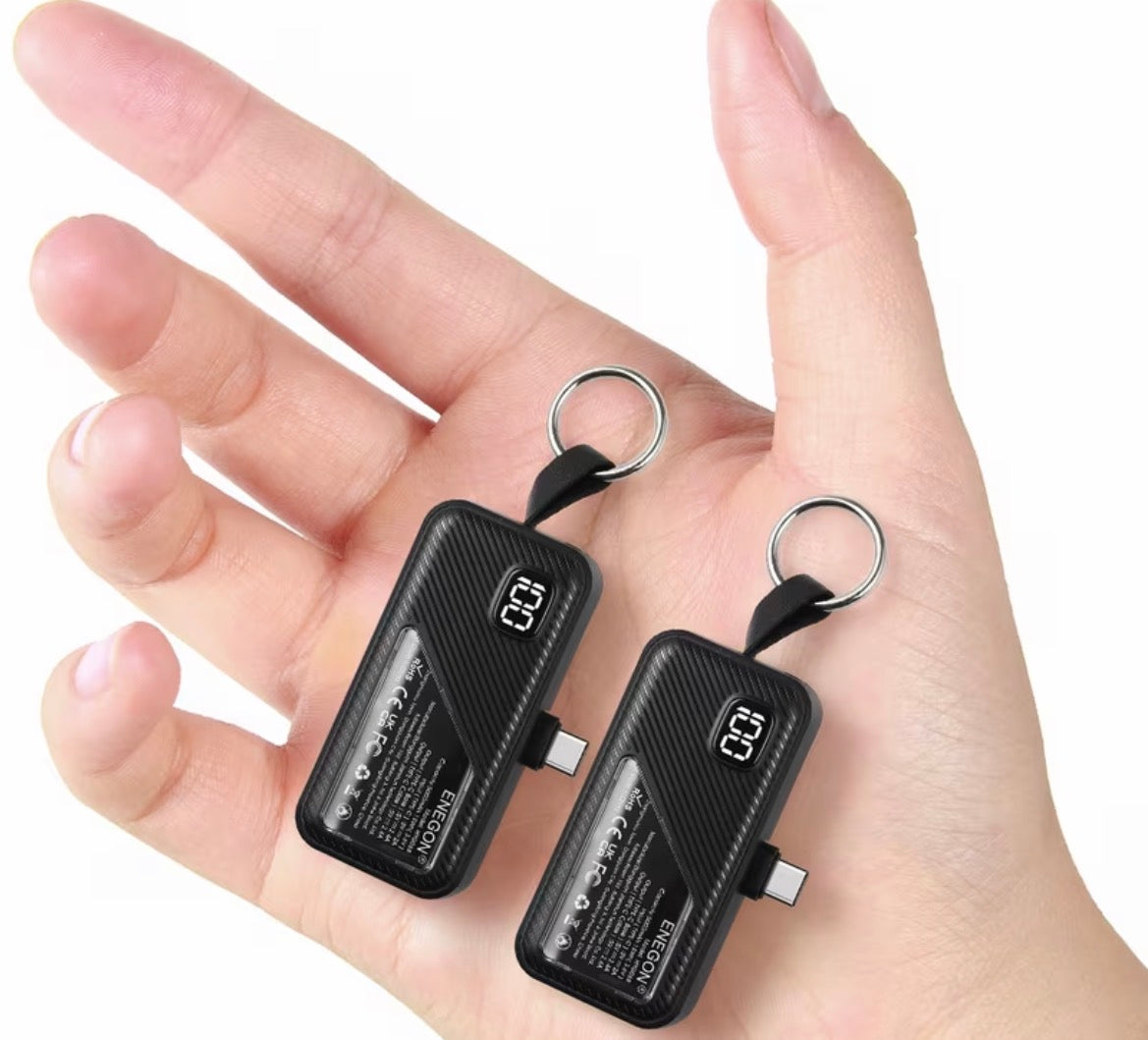 2x Mini powerbank 5000mah
