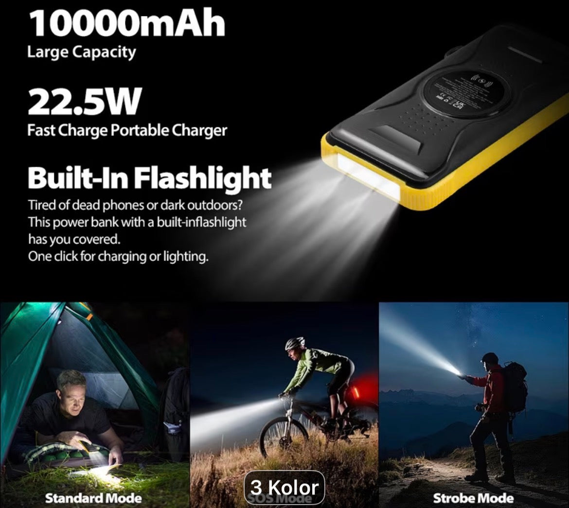 Powerbank Solarny 10000mah