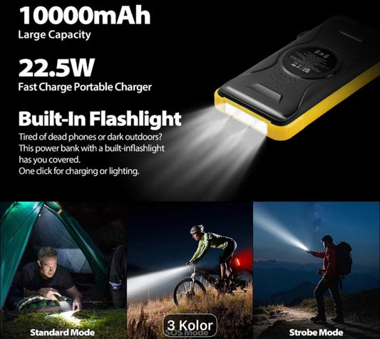 Powerbank Solarny 10000mah